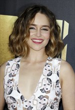 Emilia Clarke at the 2016 MTV Movie Awards held at the Warner Bros. Studios in Burbank, USA on