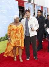 Luenell Campbell and Adam Sandler at the Los Angeles premiere of 'That's My Boy' held at the