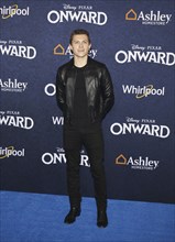 Tom Holland at the World premiere of Disney And Pixar's 'Onward' held at the El Capitan Theatre in