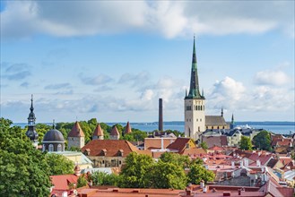 Old town of Tallinn in Estonia