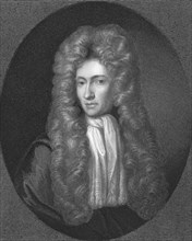 Robert Boyle (1627-1691) on engraving from the 1800s. Irish natural philosopher, chemist,