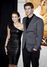 Miley Cyrus and Liam Hemsworth at the Los Angeles premiere of 'The Last Song' held at the ArcLight