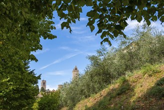 San Gimignano is a small walled medieval hill town in the province of Siena, Tuscany, north-central