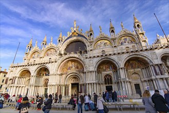 St Mark's Basilica at St Mark's Square (Piazza San Marco), Venice, Italy, Europe