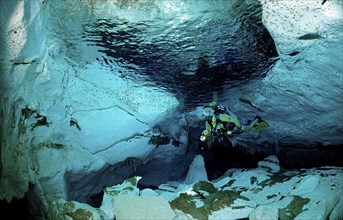 Cueva Taina underwater cave, Punta Cana, freshwater, Dominican Republic, Central America