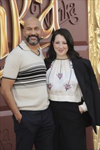 Keegan-Michael Key and Elle Key at the Los Angeles premiere of 'Wonka' held at the Regency Village