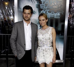 Diane Kruger and Joshua Jackson at the Los Angeles premiere of 'Unknown' held at the Mann Village