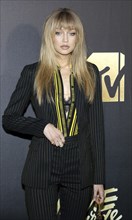 Gigi Hadid at the 2016 MTV Movie Awards held at the Warner Bros. Studios in Burbank, USA on April