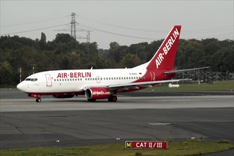 Air Berlin Airbus waiting for take-off