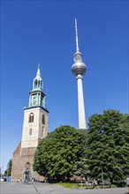 St Mary's Church and television tower