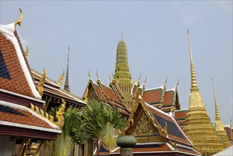 Prasat Phra Dhepbidom, Wat Phra Kaeo, Bangkok, Thailand, Asia