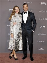 Elizabeth Chambers and Armie Hammer at the 2017 LACMA Art + Film Gala held at the LACMA in Los