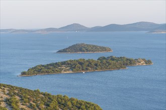 Kornati National Park Croatia on sunset