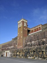 United Kingdom, 4 March 2020: The Cabin Lift at Blackpool North Shore Boating Pool a grade 2 listed