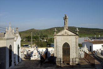 Cemetery, Budens, Algarve, Portugal, Europe