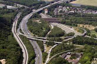 Duisburg Kaiserberg motorway junction, Spaghetti junction, motorway, motorway, highway