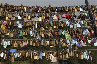 Looks are are symbol of love in South Korea. For example: People in Seoul lock them on fences