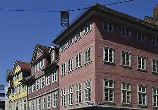 Historical Buildings in the Old Town of Brunswick, Lower Saxony, Germany, Europe