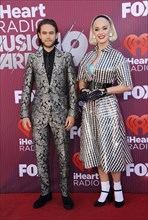 Katy Perry and Zedd at the 2019 iHeartRadio Music Awards held at the Microsoft Theater in Los