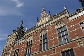 Centraal Station in Amsterdam, Holland