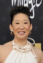 Sandra Oh at the 29th Annual Critics' Choice Awards held at the Barker Hangar in Santa Monica, USA