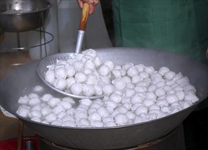 These little dumplings are made from minced fish and flour