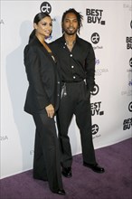 Nazanin Mandi and Miguel at the Eva Longoria Foundation Dinner Gala held at the Four Seasons Hotel