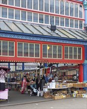 Huddersfield, yest yorkshire, United Kingdom, 20 May 2019: women shopping for fabric and sewing