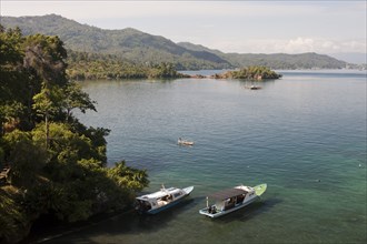 View from Lembeh Strait Resort, North Sulawesi, Indonesia, Asia