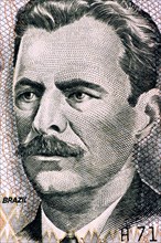 Vital Brazil (1865-1950) on 10000 Cruzeiros 1993 Banknote from Brazil. Brazilian physician,