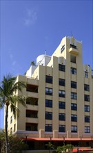 Historical Art Deco Building in Miami South Beach, Florida, USA, North America