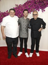 Byron Puck, Wolfgang Puck and Eric Klein at the 6th Annual Academy Awards held at the Dolby Theater