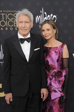 Harrison Ford and Calista Flockhart at the 29th Annual Critics' Choice Awards held at the Barker