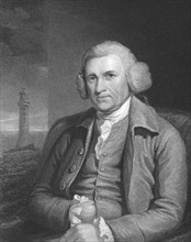 John Smeaton (1724-1792) on engraving from the 1800s. The father of civil engineering, responsible