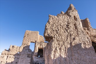 Kasbah of the Atlas, An old kasbah in the Atlas Mountains, at Skoura, with traditional architecture