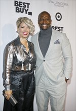 Terry Crews and Rebecca Crews at the Eva Longoria Foundation Dinner Gala held at the Four Seasons