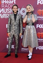 Katy Perry and Zedd at the 2019 iHeartRadio Music Awards held at the Microsoft Theater in Los