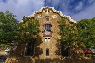 Park Guell in Barcelona, Spain, Europe