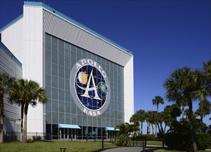 Moon Tree Garden in Kennedy Space Center, Florida, USA. Moon Tree Garden im Kennedy Space Center,