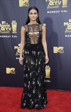 Camila Mendes at the 2018 MTV Movie And TV Awards held at the Barker Hangar in Santa Monica, USA on