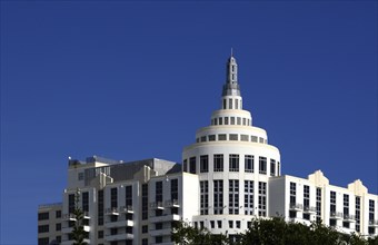 Historical Art Deco Building in Miami South Beach, Florida, USA, North America