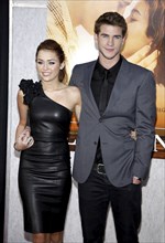 Miley Cyrus and Liam Hemsworth at the Los Angeles premiere of 'The Last Song' held at the ArcLight