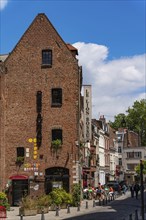 Street view with tourists at Lille, France, Europe