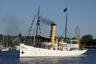 Tour steamer Schaarhörn, 12th Flensburg Steam Round Trip, Flensburg, Schleswig-Holstein, Germany,