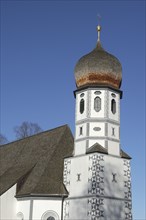 Maria Schutz cemetery chapel in Fischbachau, Bavaria