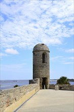 Historical Fort in the Old Town of St. Augustine, Florida, USA, North America