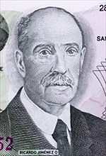 Ricardo Jimenez Oreamuno (1859-19458) on 100 Colones 1993 Banknote from Costa Rica. President of