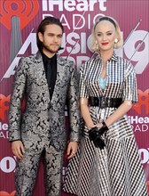 Katy Perry and Zedd at the 2019 iHeartRadio Music Awards held at the Microsoft Theater in Los