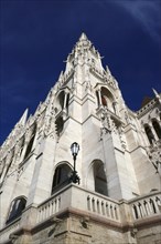 Parliament building of Budapest on the Danube