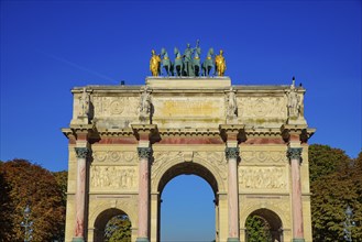 Arc de Triomphe du Carrousel, a triumphal arch in Paris, France, Europe